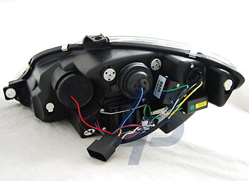 HEADLIGHTS SEAT LEON ALTEA 09-13 DAYLIGHT BLACK