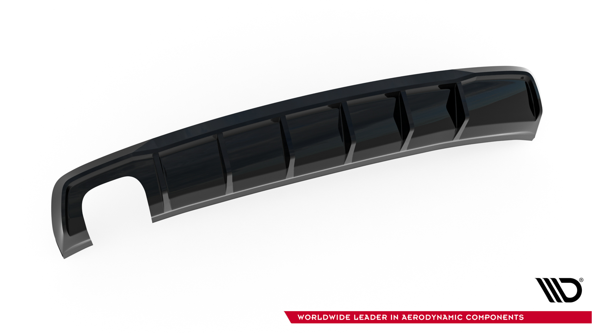 REAR VALANCE SUITABLE FOR AUDI A3 SEDAN 8V (VERSION WITH DUAL EXHAUST TIPS ON ONE SIDE) – MAXTON DESIGN - 6