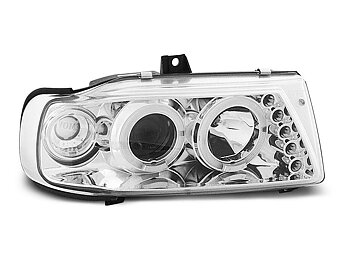 HEADLIGHTS SEAT IBIZA / CORDOBA/ POLO VARIANT, SEDAN 10.93-08.99 ANGEL EYES CHROME