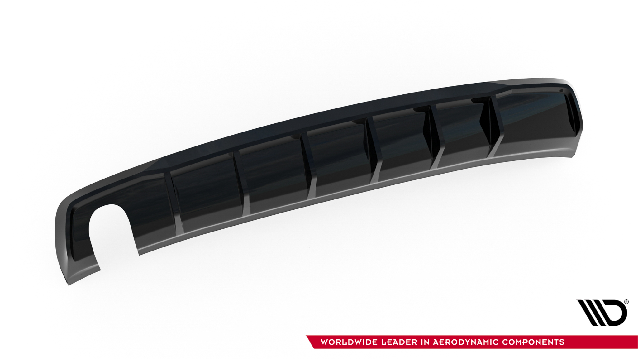 REAR VALANCE SUITABLE FOR AUDI A3 SEDAN 8V (VERSION WITH SINGLE EXHAUST TIPS ON ONE SIDE) – MAXTON DESIGN - 2