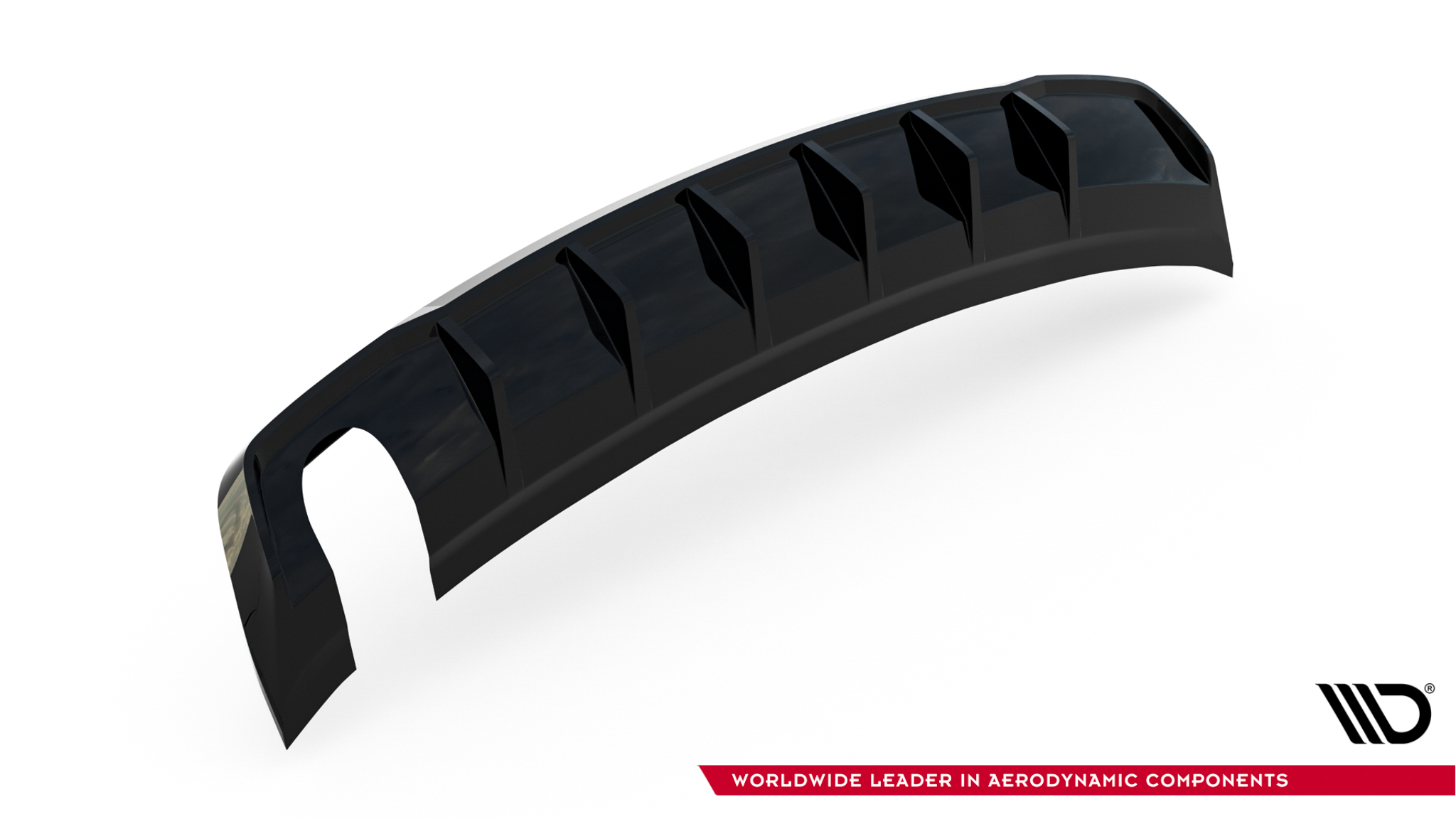 REAR VALANCE SUITABLE FOR AUDI A3 SEDAN 8V (VERSION WITH SINGLE EXHAUST TIPS ON ONE SIDE) – MAXTON DESIGN