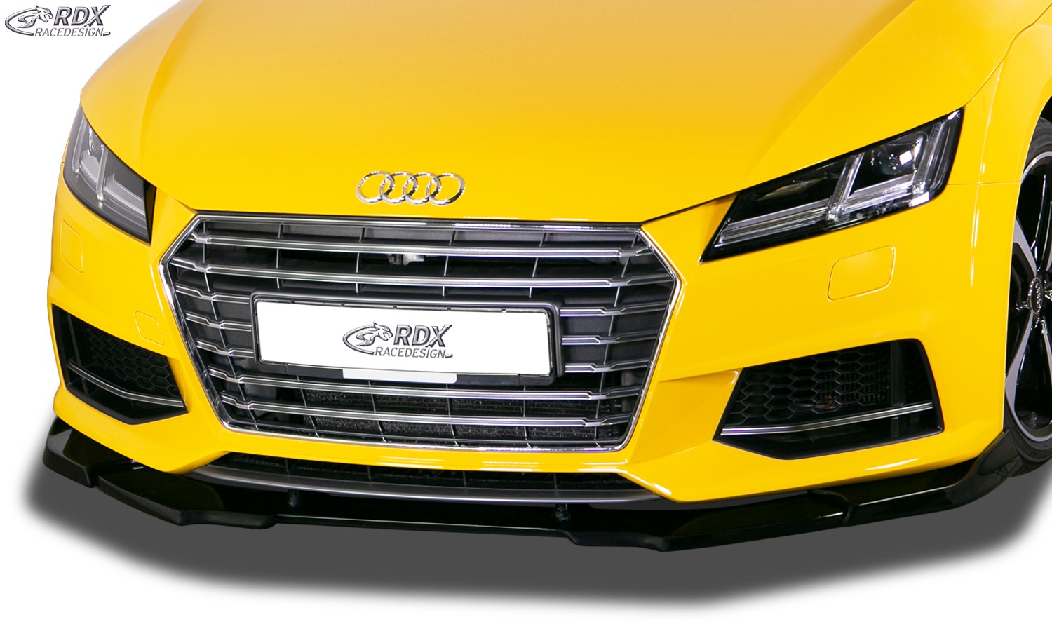 FRONT SPOILER VARIO-X AUDI TT (FV/8S) 2015-2018 (S-LINE FRONTBUMPER) FRONT LIP SPLITTER