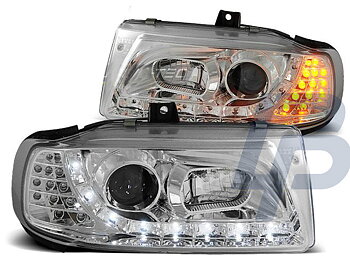 HEADLIGHTS SEAT IBIZA/CORDOBA/ POLO VARIANT, SEDAN 10.93-08.99 DAYLIGHT CHROME