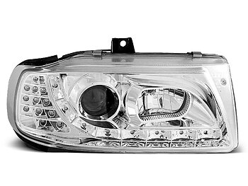 HEADLIGHTS SEAT IBIZA/CORDOBA/ POLO VARIANT, SEDAN 10.93-08.99 DAYLIGHT CHROME