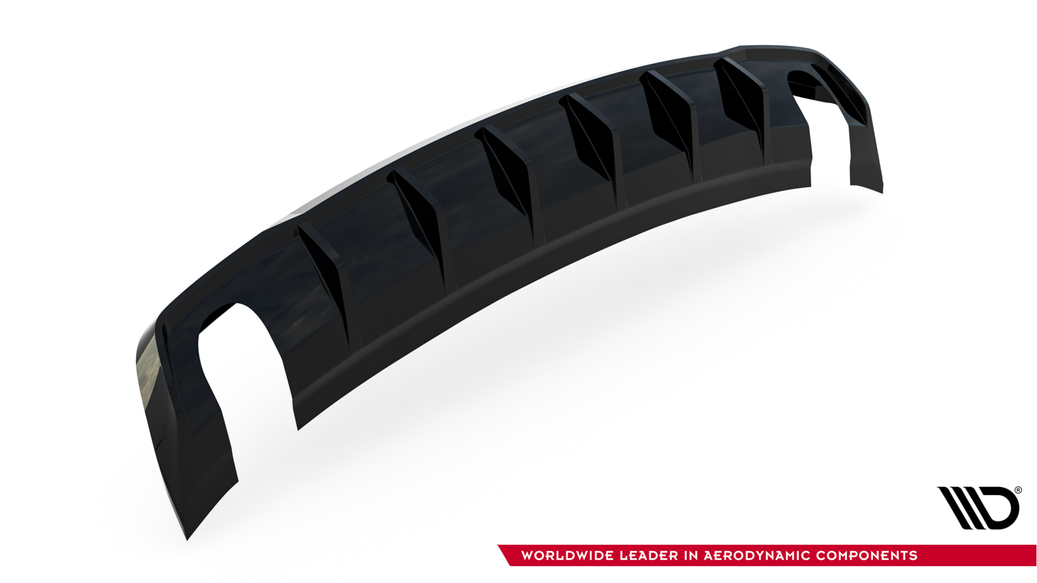 REAR VALANCE SUITABLE FOR AUDI A3 SEDAN 8V (VERSION WITH SINGLE EXHAUST TIPS ON BOTH SIDES) – MAXTON DESIGN - 5