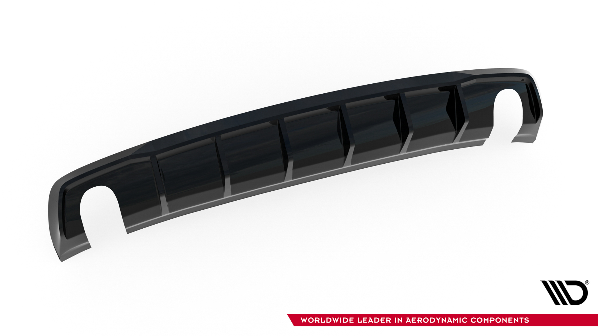 REAR VALANCE SUITABLE FOR AUDI A3 SEDAN 8V (VERSION WITH SINGLE EXHAUST TIPS ON BOTH SIDES) – MAXTON DESIGN - 3