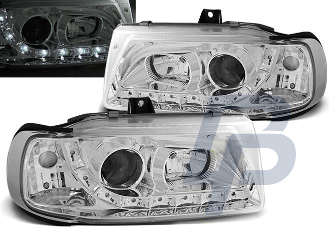 HEADLIGHTS SEAT IBIZA/CORDOBA/POLO VARIANT, SEDAN 10.93-08.99 DAYLIGHT CHROME - 2