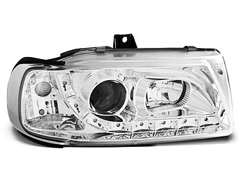 HEADLIGHTS SEAT IBIZA/CORDOBA/POLO VARIANT, SEDAN 10.93-08.99 DAYLIGHT CHROME