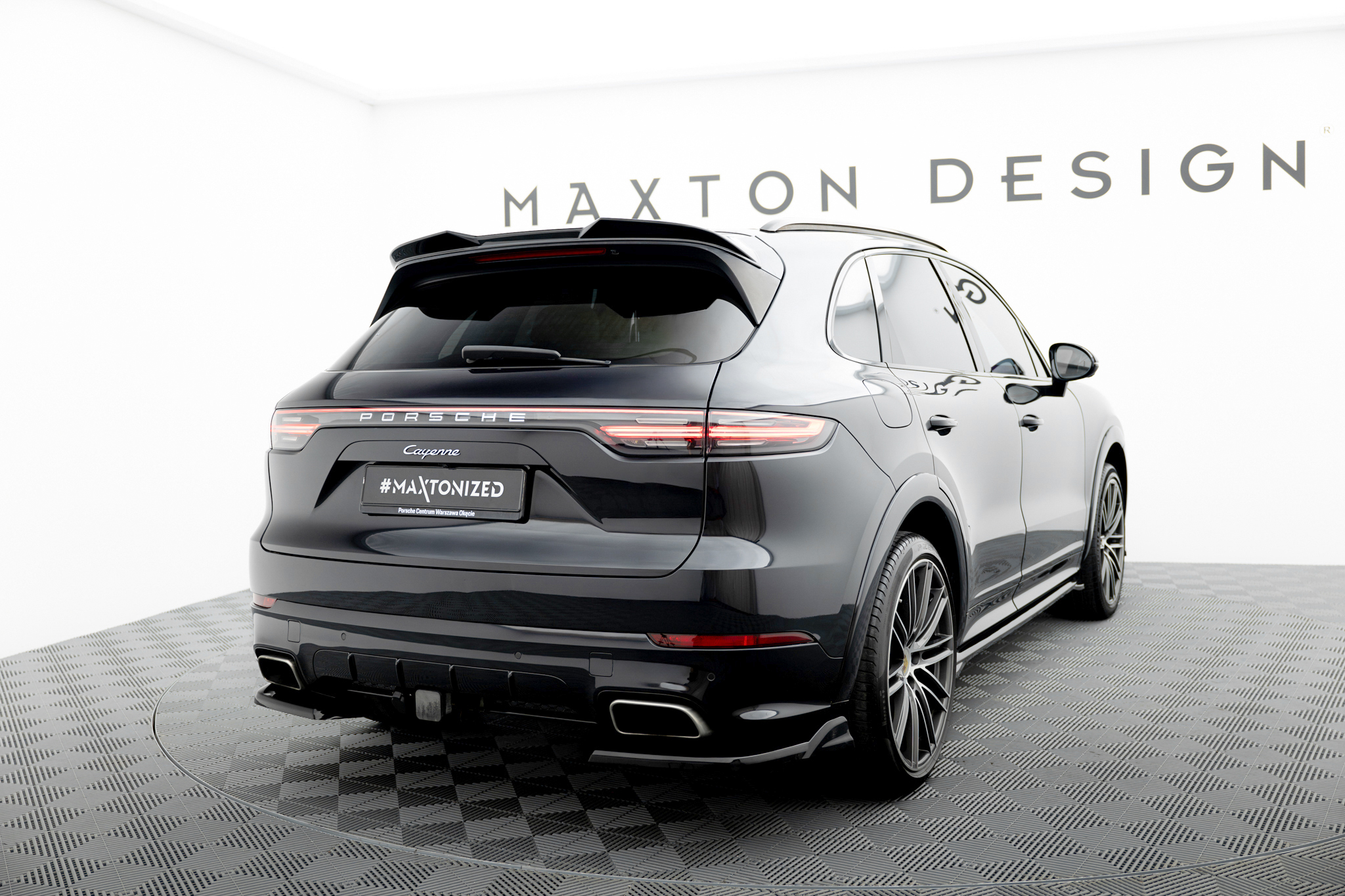 REAR SIDE SPLITTERS SUITABLE FOR PORSCHE CAYENNE SPORT DESIGN SUV / COUPE MK3 – MAXTON DESIGN - 4
