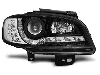 HEADLIGHTS SEAT IBIZA/CORDOBA 09.99-03.02 DAYLIGHT BLACK