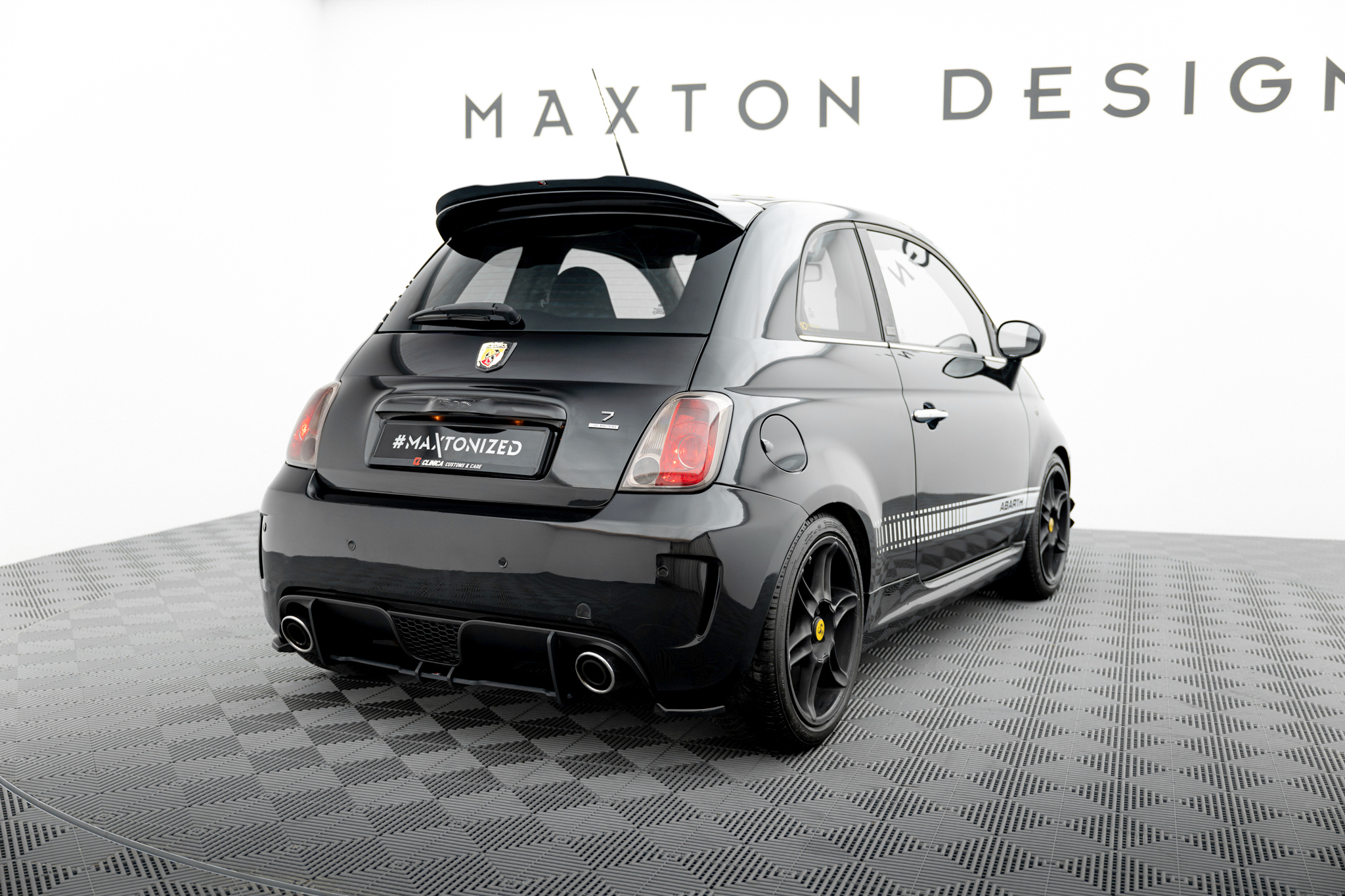 REAR SIDE SPLITTERS V.2 SUITABLE FOR ABARTH 500 MK1 – MAXTON DESIGN - 4