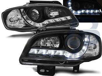 HEADLIGHTS SEAT IBIZA/CORDOBA 09.99-03.02 DAYLIGHT BLACK