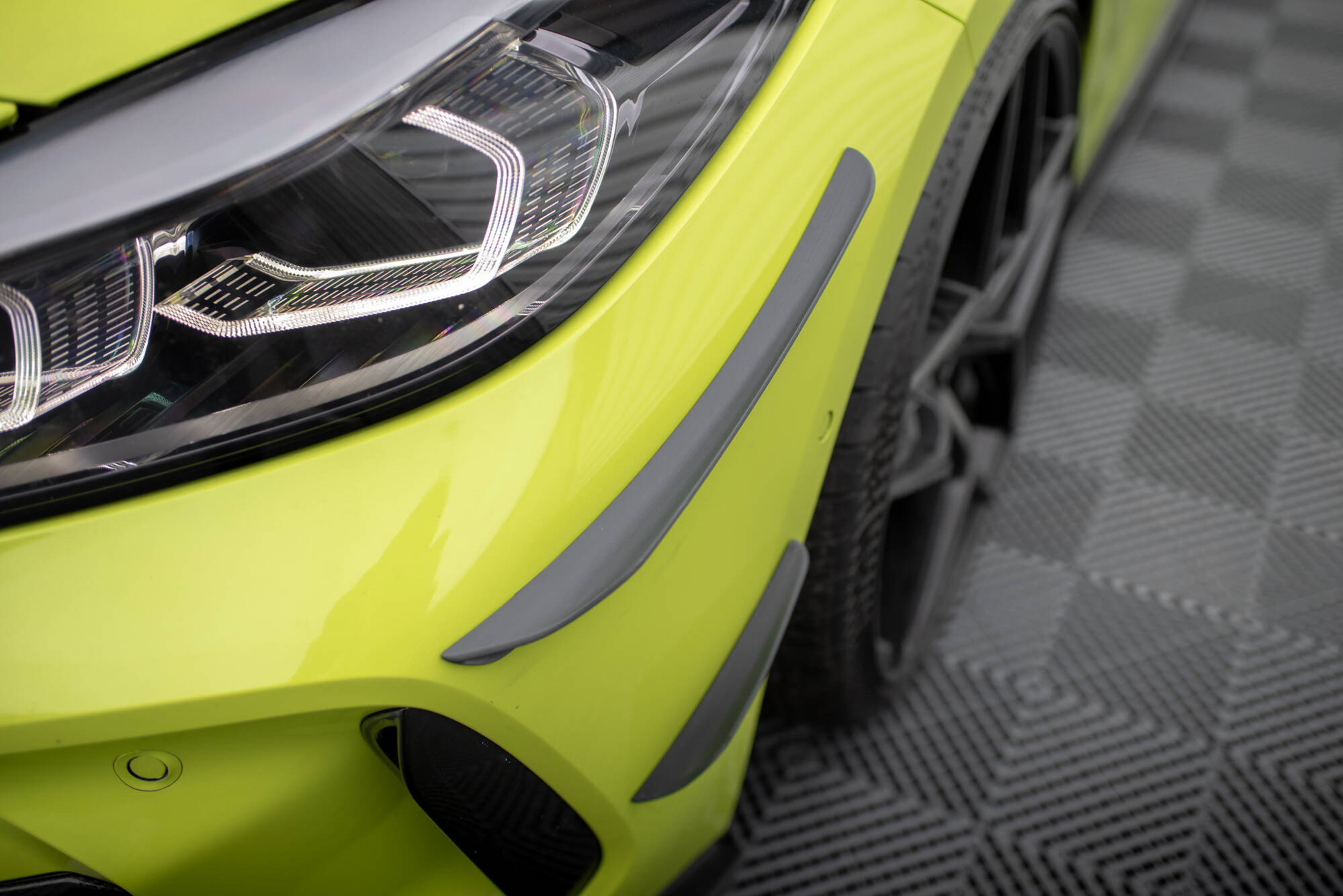 Front Bumper Wings (Canards) BMW 1 F40 M-Sport / M135i - 4