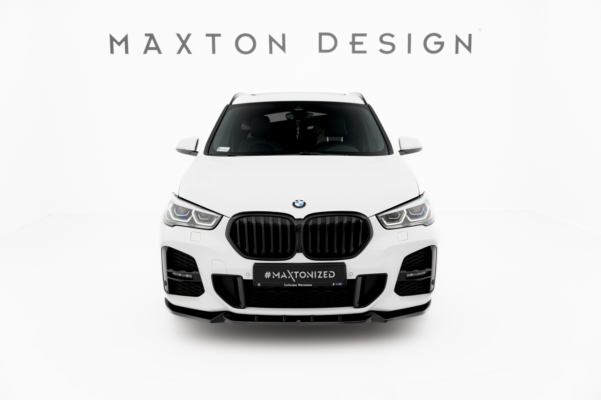 FRONT SPLITTER SUITABLE FOR BMW X1 M-PACK F48 FACELIFT – MAXTON DESIGN - 4
