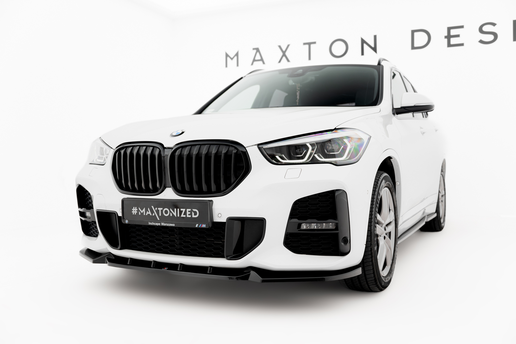 FRONT SPLITTER SUITABLE FOR BMW X1 M-PACK F48 FACELIFT – MAXTON DESIGN - 5
