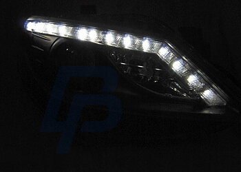 HEADLIGHTS SEAT IBIZA 6J 06.08-12 DAYLIGHT BLACK