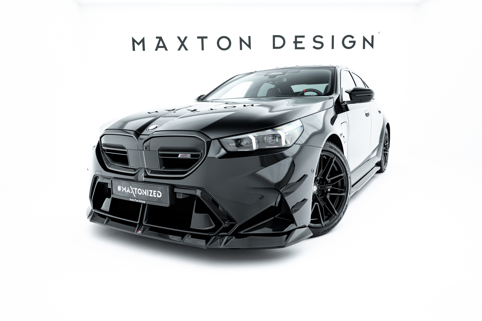 FRONT SPLITTER V.1 SUITABLE FOR BMW M5 SEDAN / TOURING G90 – MAXTON DESIGN