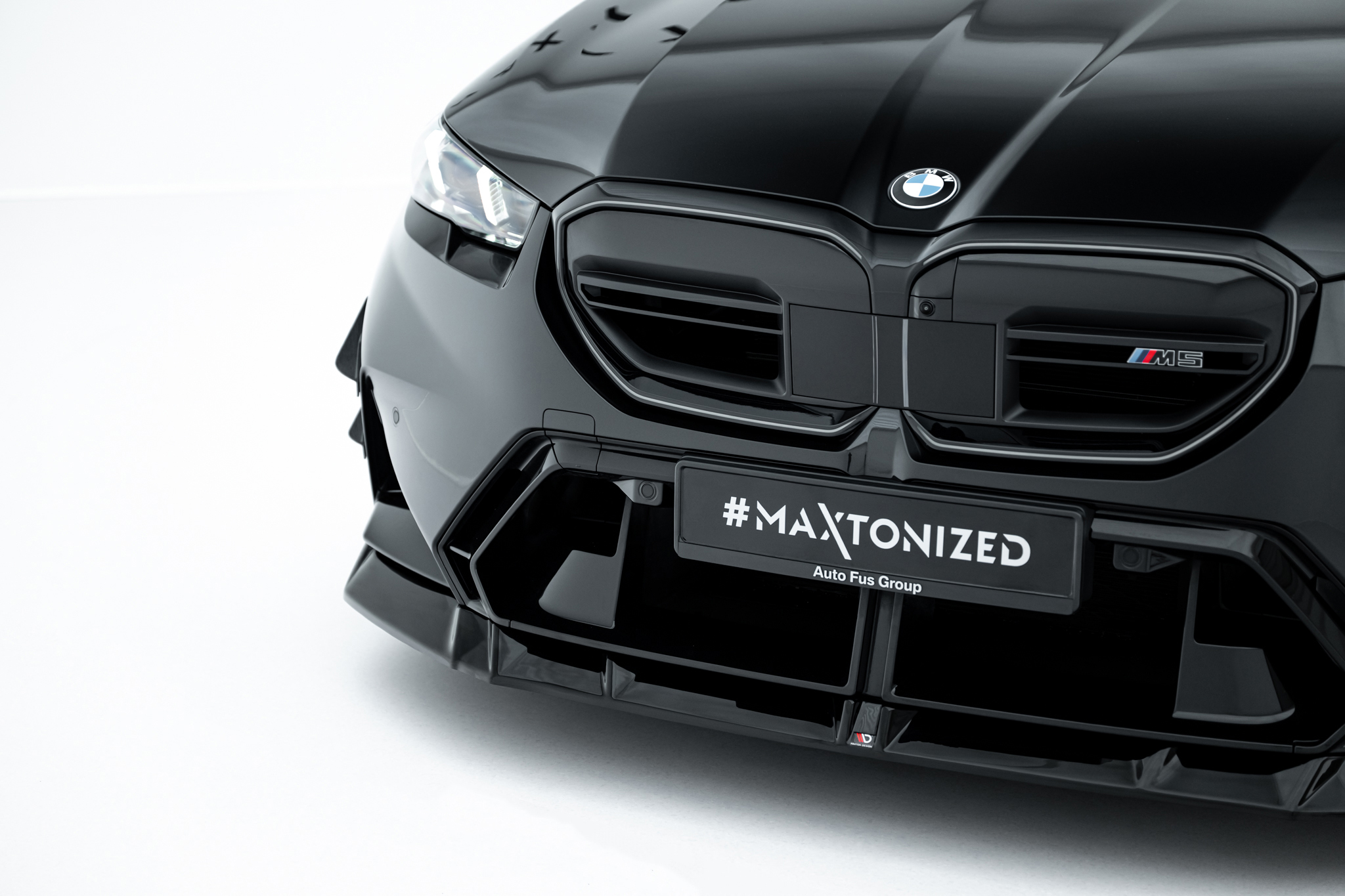 FRONT SPLITTER V.1 SUITABLE FOR BMW M5 SEDAN / TOURING G90 – MAXTON DESIGN - 2