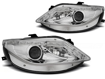 HEADLIGHTS SEAT IBIZA 6J 06.08-12 DAYLIGHT CHROME
