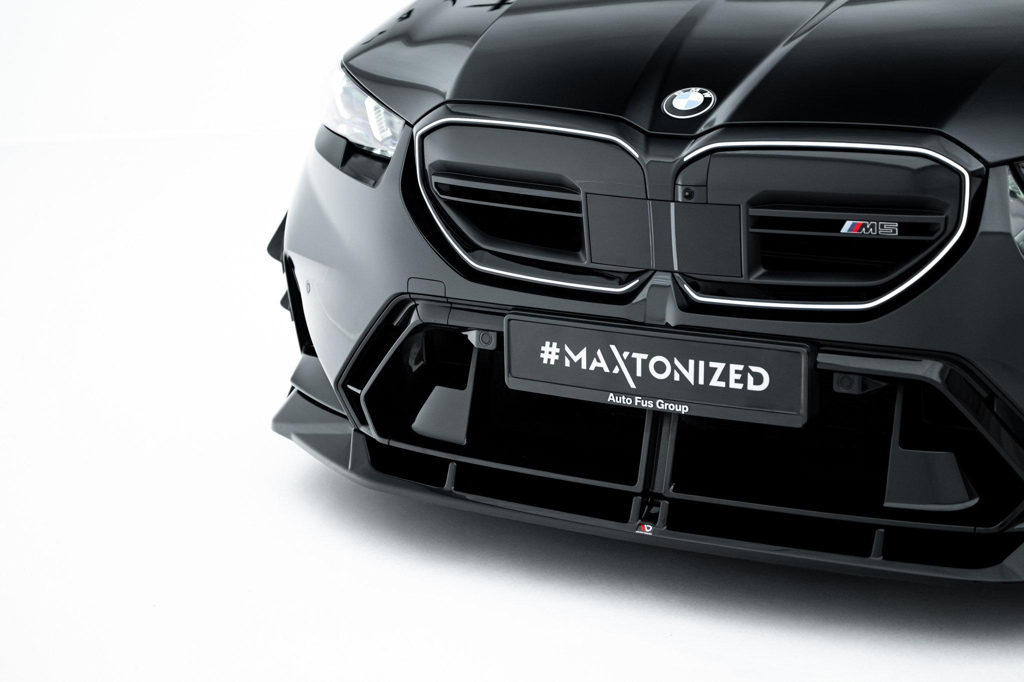 FRONT SPLITTER V.2 SUITABLE FOR BMW M5 SEDAN / TOURING G90 – MAXTON DESIGN - 2