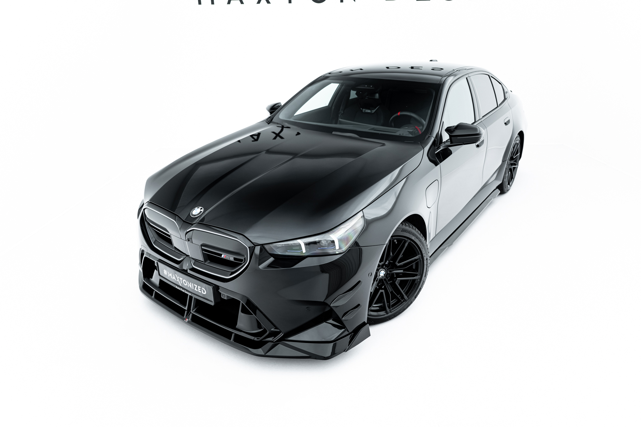 FRONT SPLITTER V.2 SUITABLE FOR BMW M5 SEDAN / TOURING G90 – MAXTON DESIGN