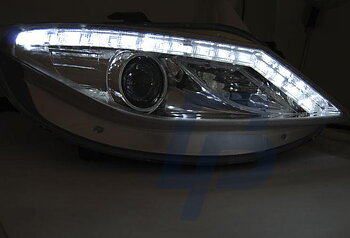 HEADLIGHTS SEAT IBIZA 6J 06.08-12 DAYLIGHT LED INDICATOR CHROME