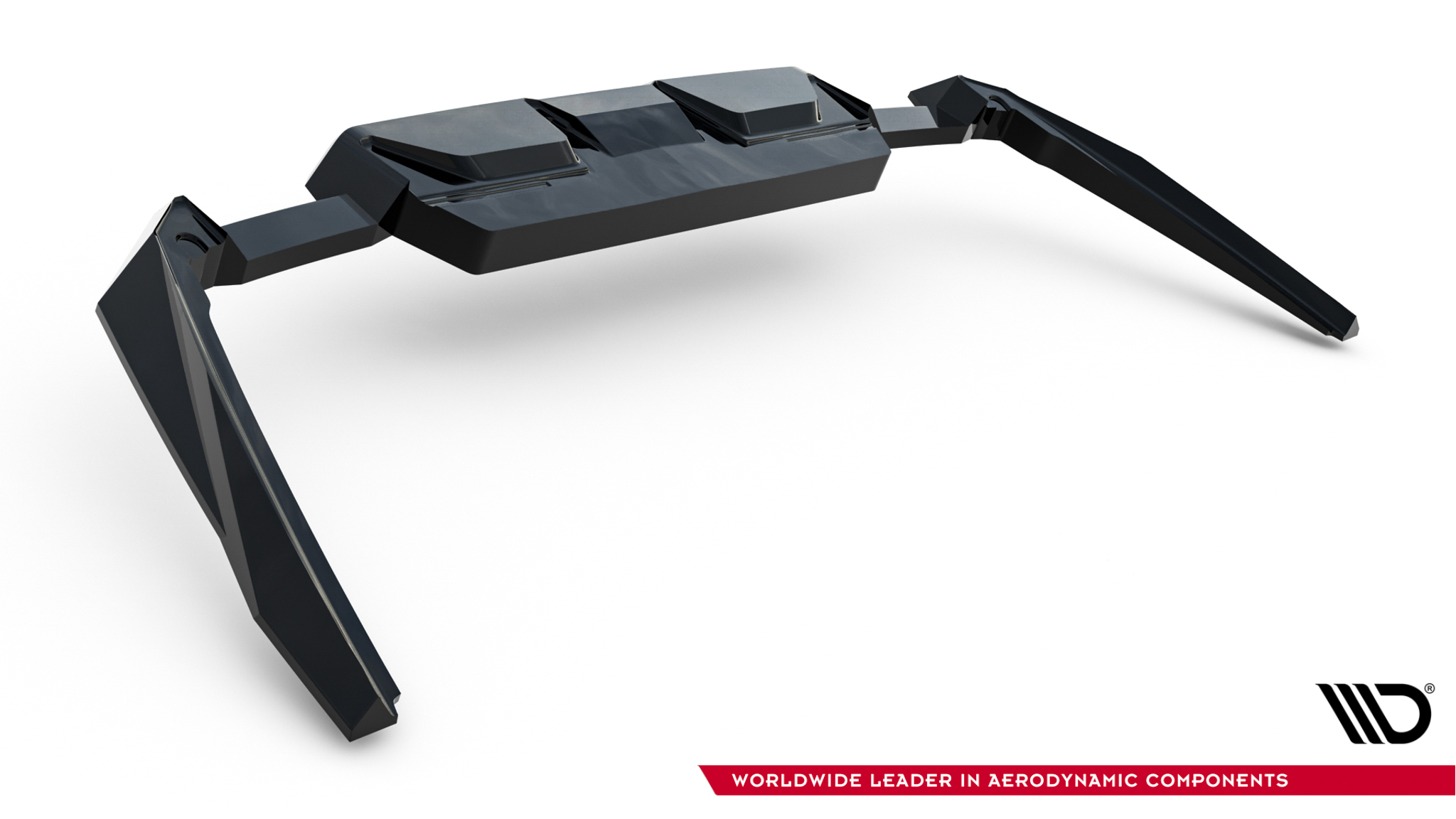 REAR SPLITTER (WITH VERTICAL BARS) SUITABLE FOR BMW M5 SEDAN / TOURING G90 – MAXTON DESIGN - 7