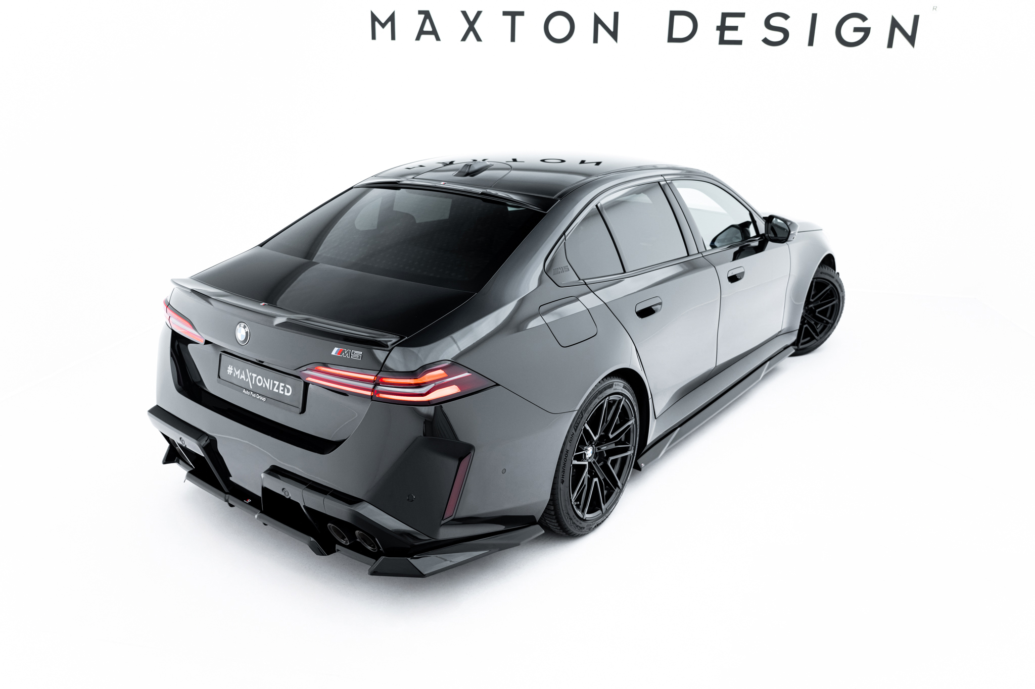 REAR SPLITTER (WITH VERTICAL BARS) SUITABLE FOR BMW M5 SEDAN / TOURING G90 – MAXTON DESIGN - 6