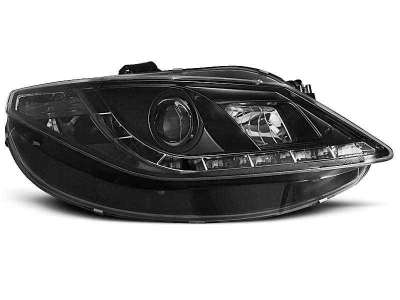 HEADLIGHTS SEAT IBIZA 6J 06.08- DAYLIGHT BLACK