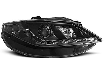 HEADLIGHTS SEAT IBIZA 6J 06.08- DAYLIGHT BLACK