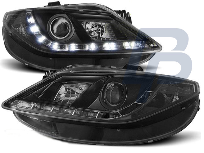 HEADLIGHTS SEAT IBIZA 6J 06.08- DAYLIGHT BLACK - 2