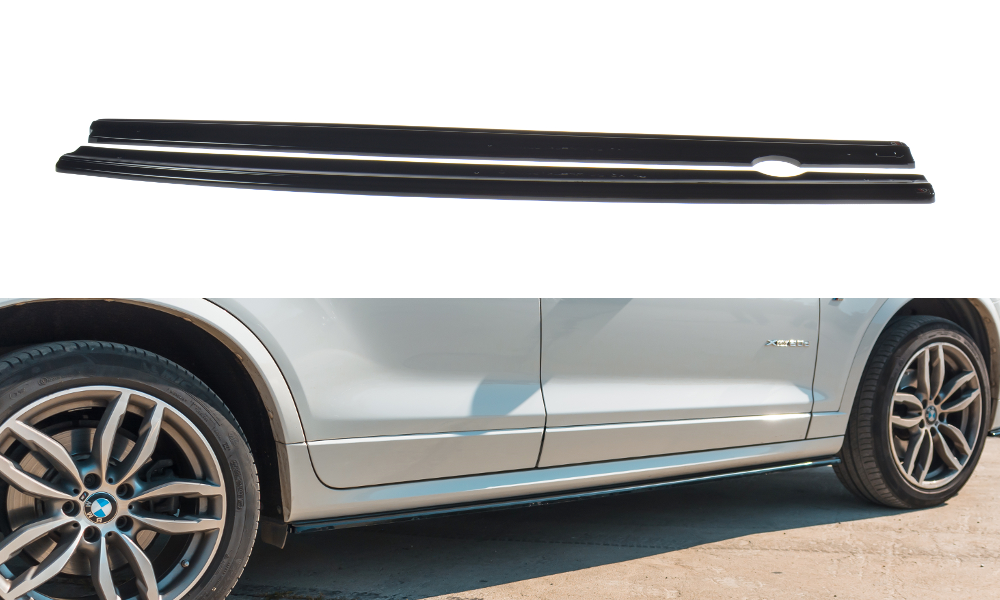 Side Skirts Diffusers Bmw X3 F25 M-pack Facelift (2014-2017)