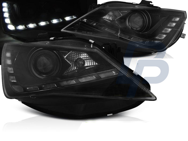 HEADLIGHTS SEAT SEAT IBIZA 6J 12- TRU DRL BLACK - 5