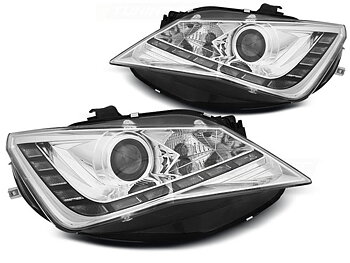 HEADLIGHTS SEAT SEAT IBIZA 6J 12- TRU DRL CHROME