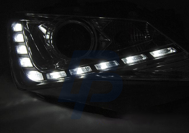 HEADLIGHTS SEAT SEAT IBIZA 6J 12- TRU DRL CHROME - 2