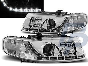 HEADLIGHTS SEAT LEON / TOLEDO 04.99-08.04 DAYLIGHT CHROME