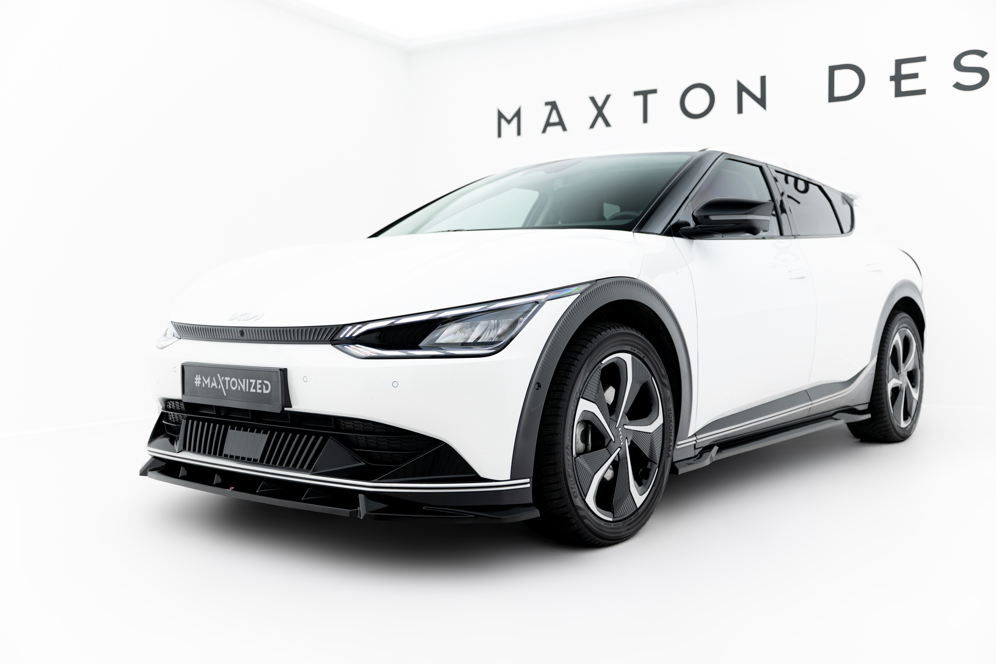 FRONT SPLITTER SUITABLE FOR KIA EV6 MK1 – MAXTON DESIGN - 3