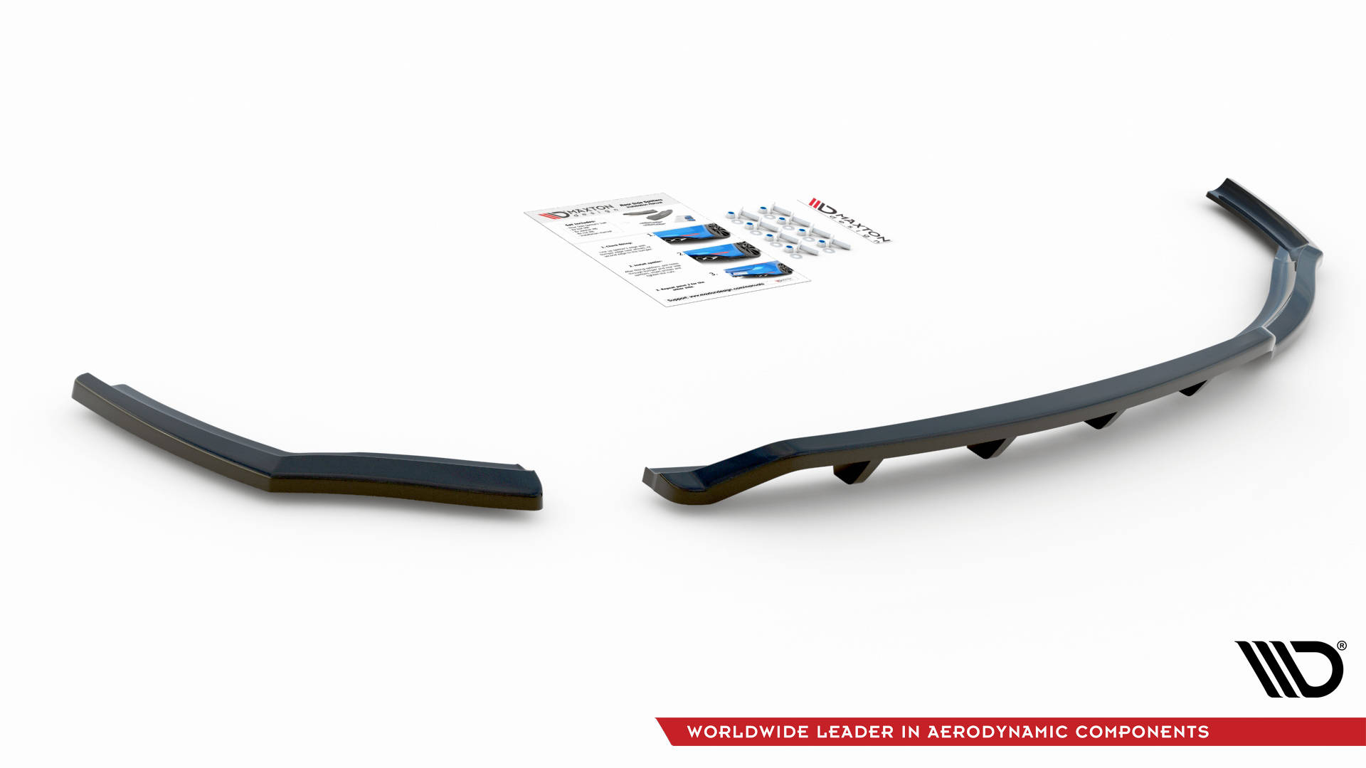 Central Rear Splitter (Vertical Bars) BMW 1 F20 - 5