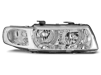 HEADLIGHTS SEAT LEON / TOLEDO 04.99-08.04 ANGEL EYES CHROME