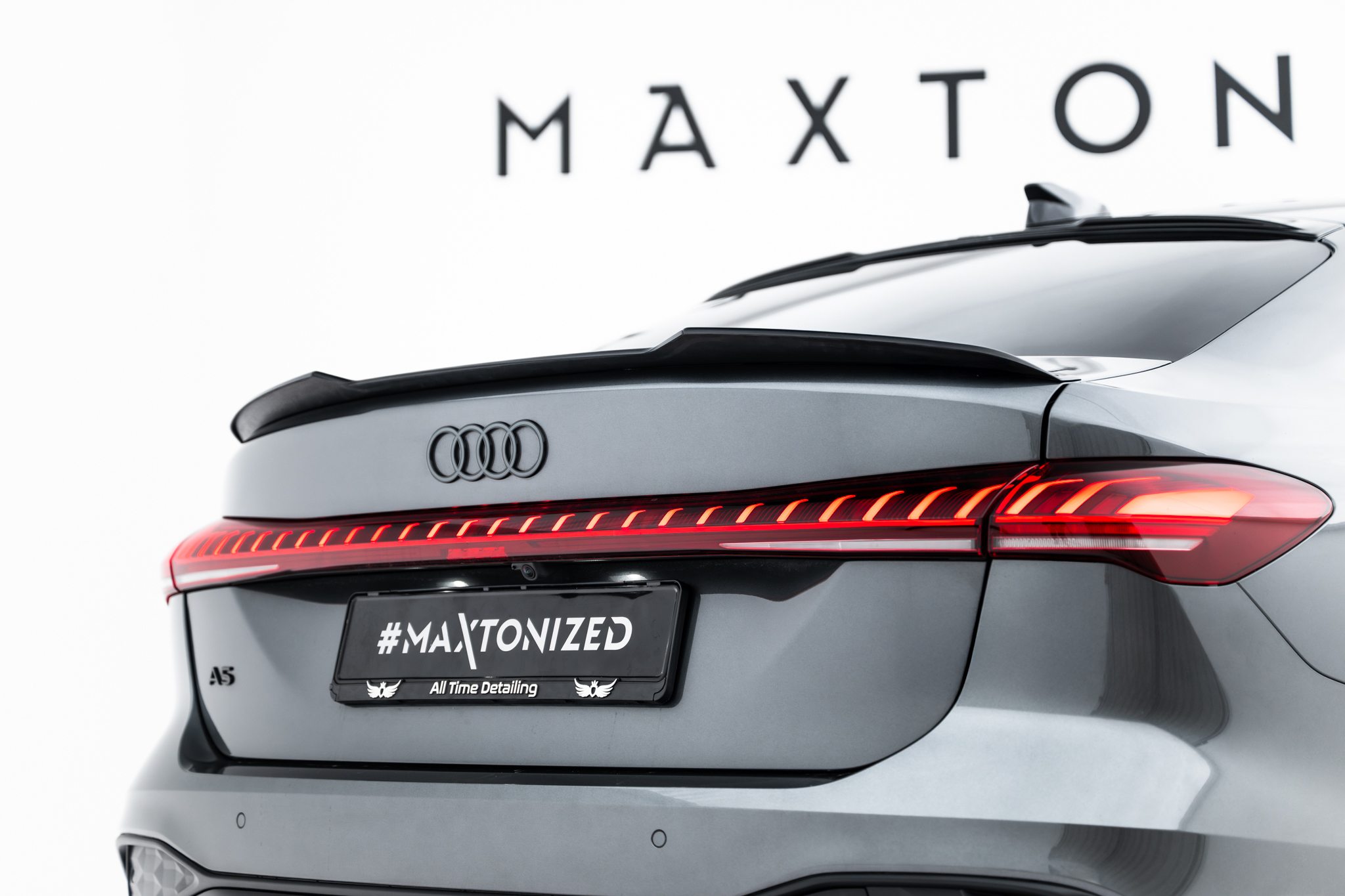 SPOILER CAP SUITABLE FOR AUDI A5 S-LINE / S5 SEDAN B10 – MAXTON DESIGN - 4