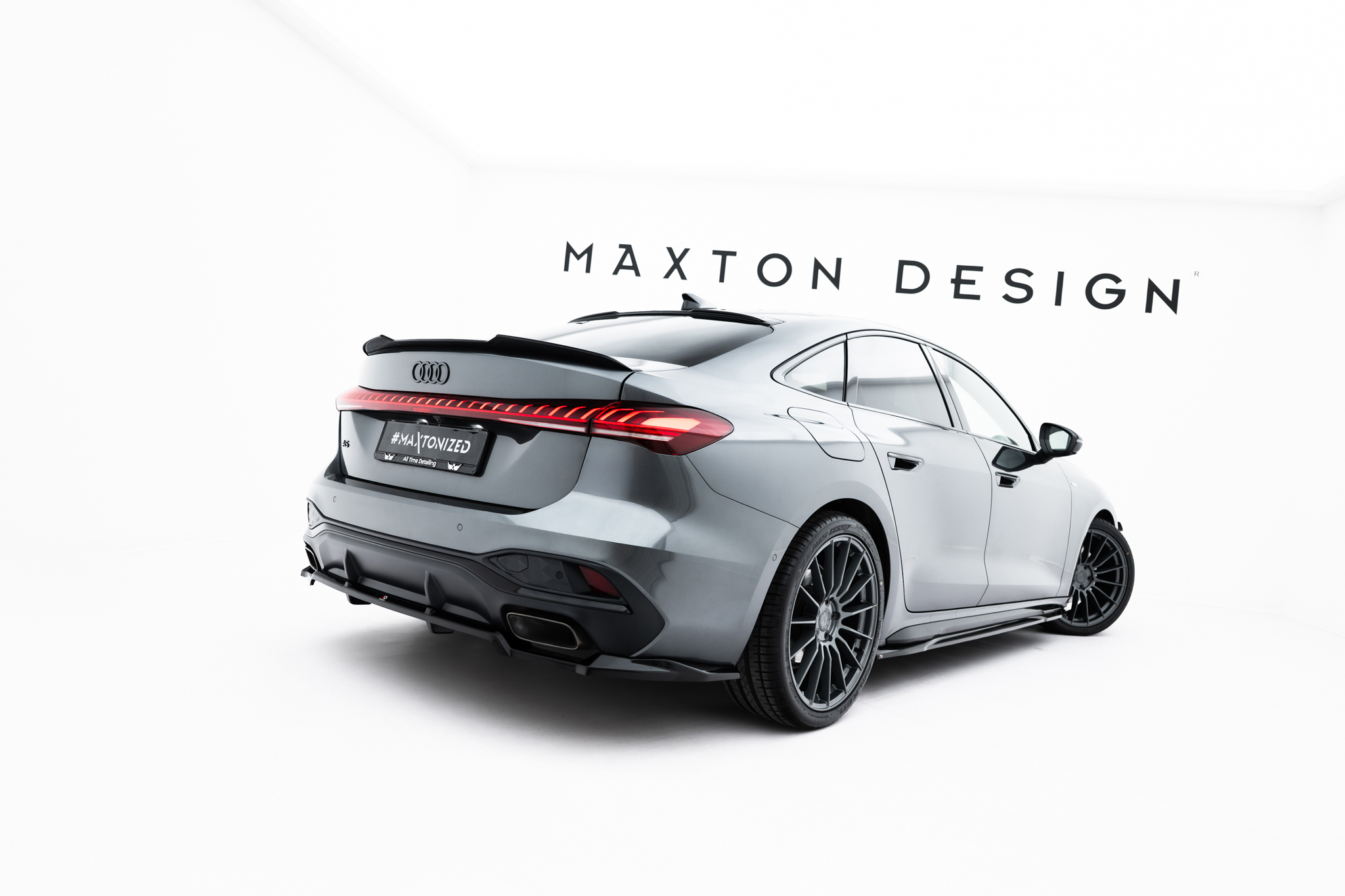 SPOILER CAP SUITABLE FOR AUDI A5 S-LINE / S5 SEDAN B10 – MAXTON DESIGN - 5
