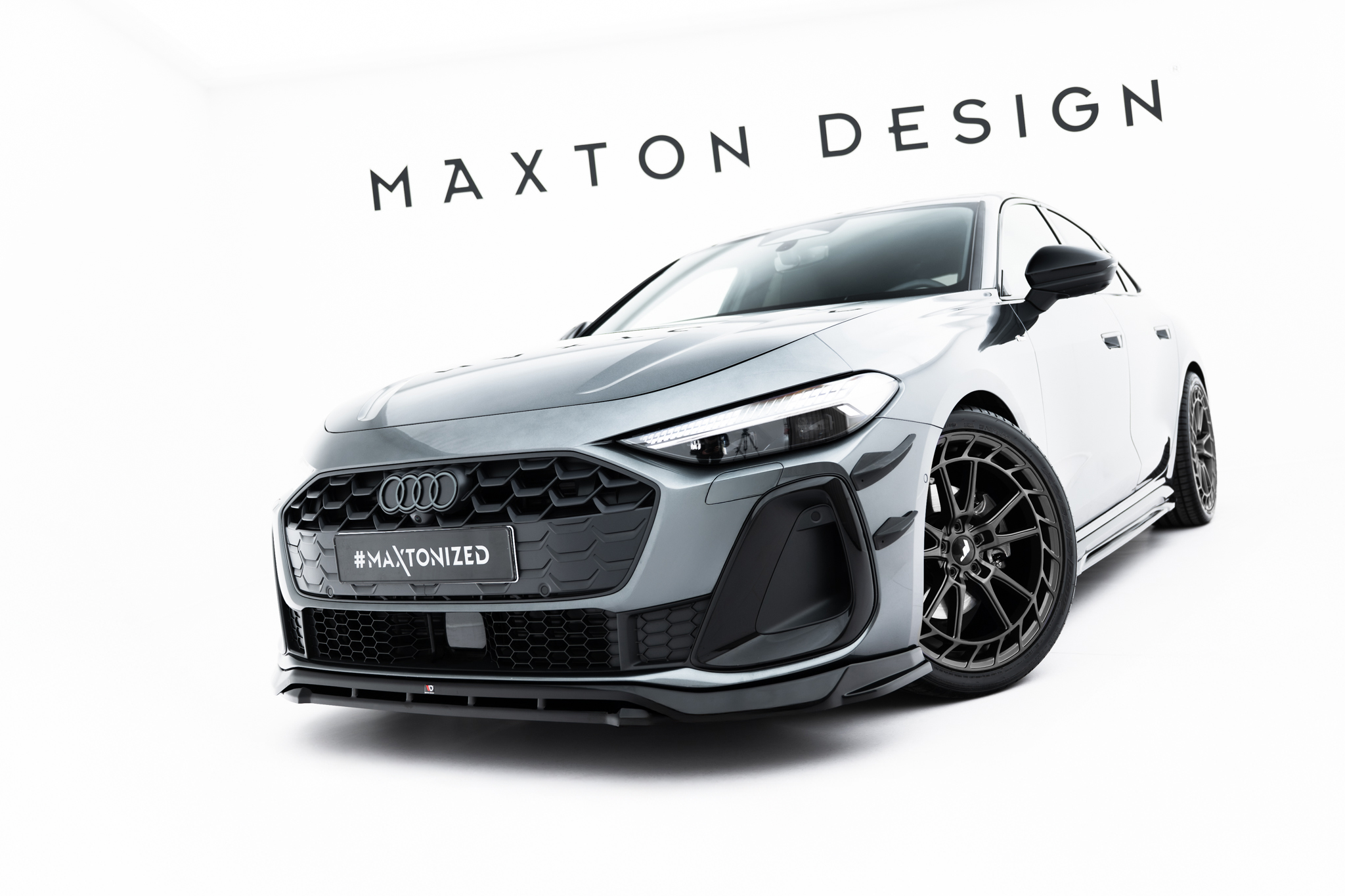 FRONT SPLITTER V.1 SUITABLE FOR AUDI A5 S-LINE / S5 SEDAN / AVANT B10 – MAXTON DESIGN - 5
