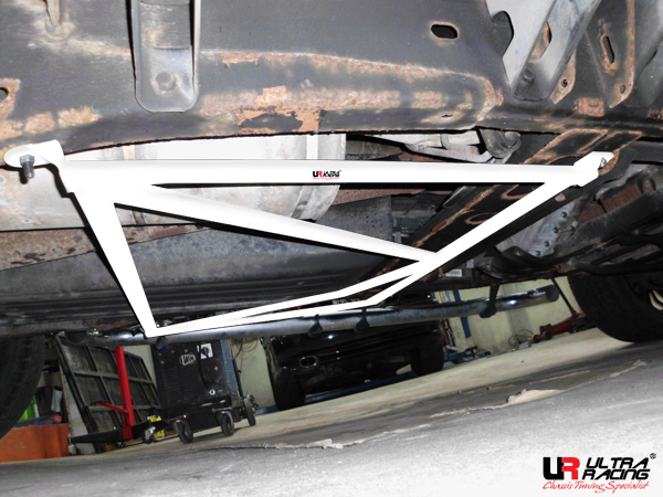 HUMMER H2 6.0 03-09 ULTRARACING 4P REAR LOWER BRACE 2074