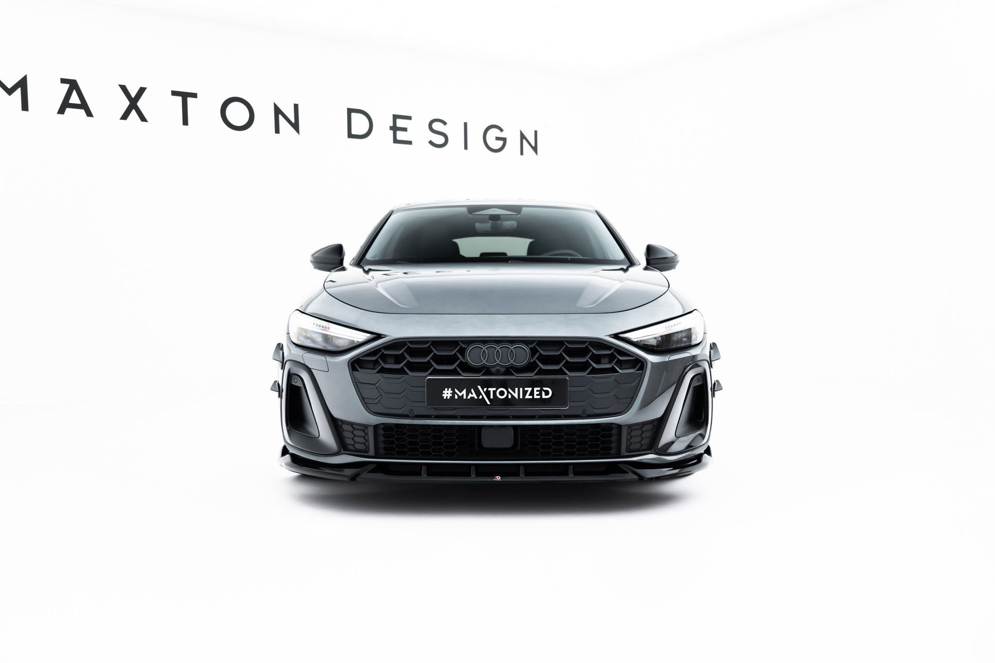 FRONT SPLITTER V.2 SUITABLE FOR AUDI A5 S-LINE / S5 SEDAN / AVANT B10 – MAXTON DESIGN - 3
