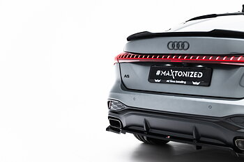 REAR SPLITTER (WITH VERTICAL BARS) SUITABLE FOR AUDI A5 S-LINE SEDAN / AVANT B10 – MAXTON DESIGN