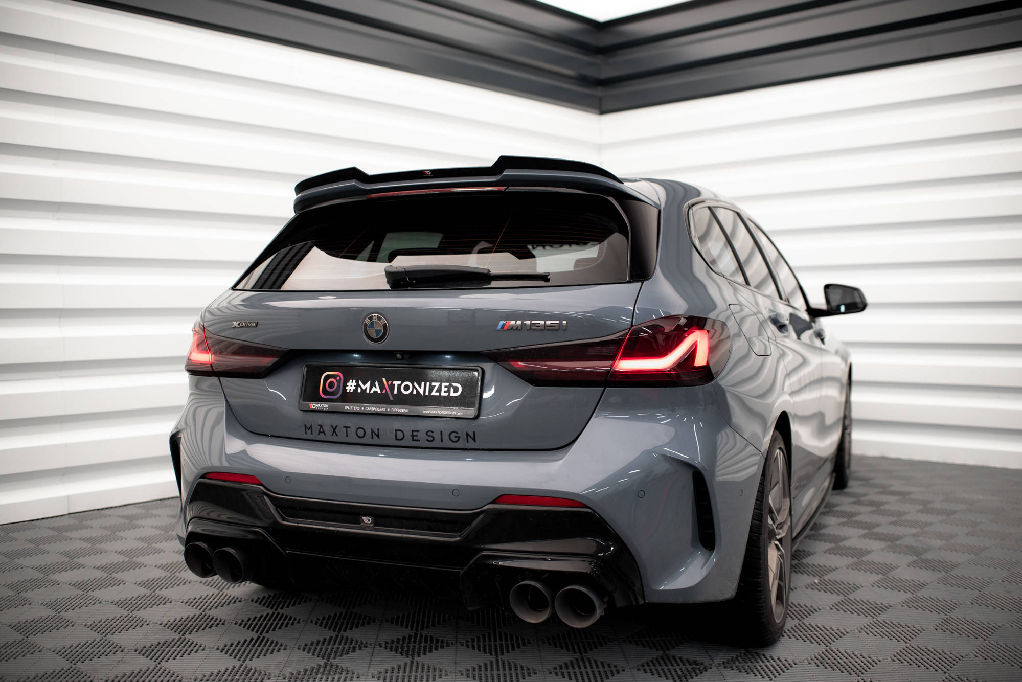 Spoiler CAP V.2 BMW 1 M135i / 128ti / M-Pack F40 - 4