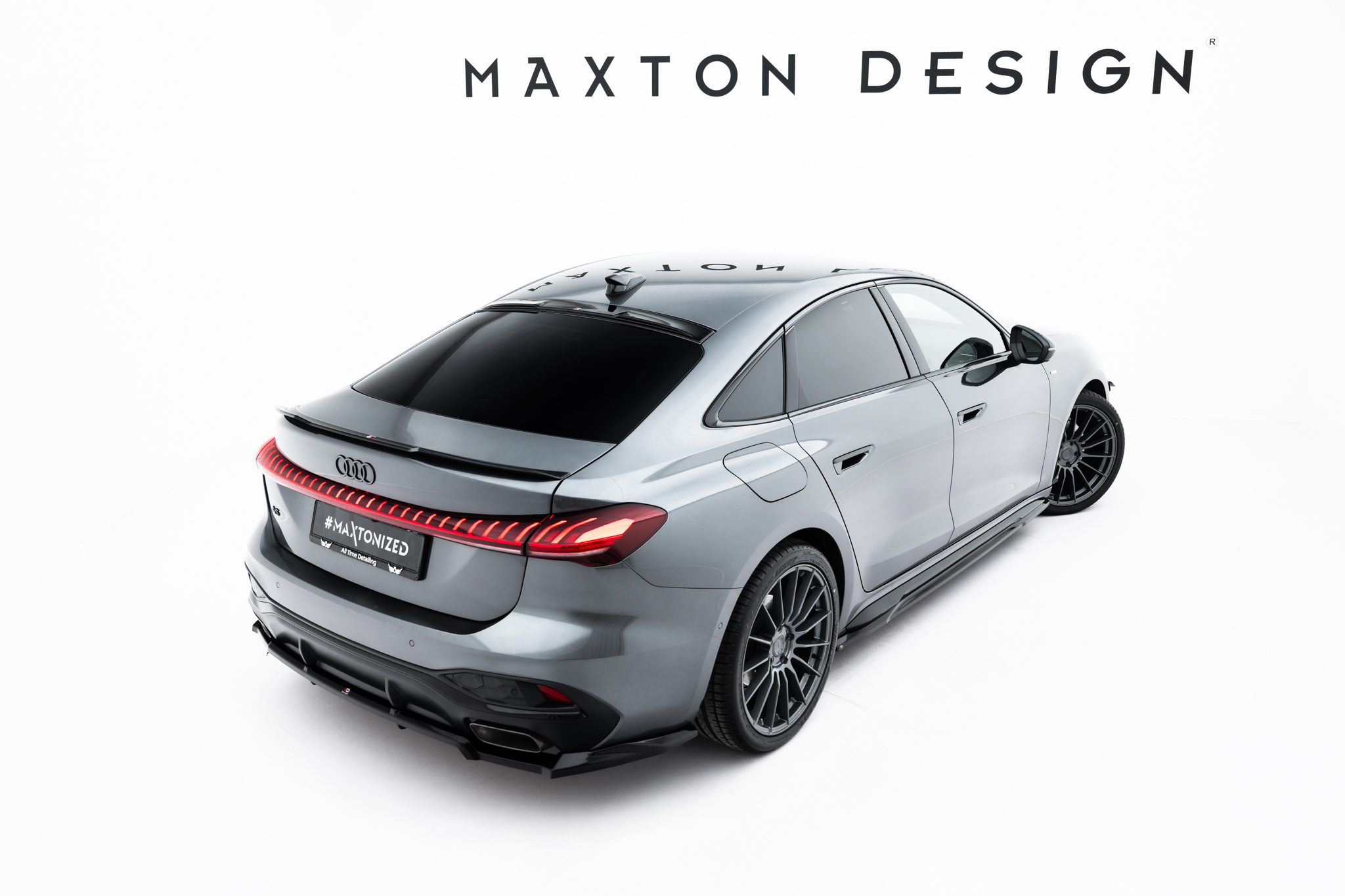 THE EXTENSION OF THE REAR WINDOW SUITABLE FOR AUDI A5 S-LINE / S5 SEDAN B10 – MAXTON DESIGN - 4