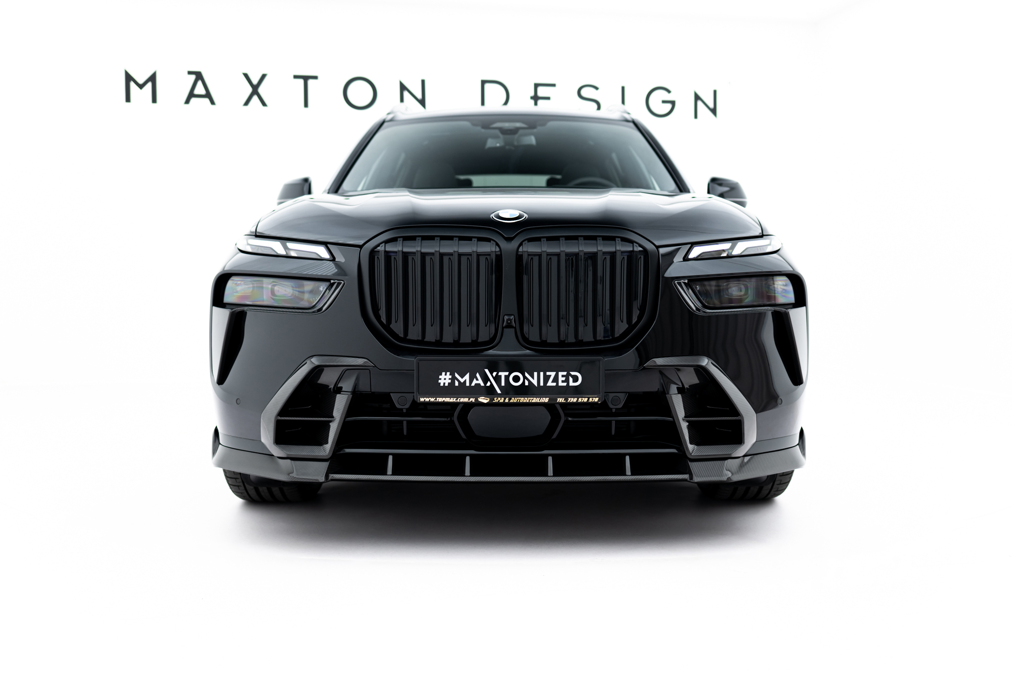 PREPREG CARBON FRONT BUMPER SIDE VENTS SUITABLE FOR BMW X7 M-PACK G07 FACELIFT – MAXTON DESIGN - 4