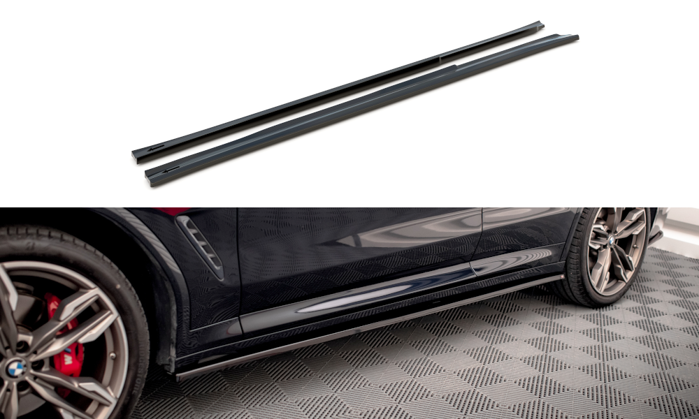 Side Skirts Diffusers V.1 BMW X3 M40d / M40i / M-Pack G01