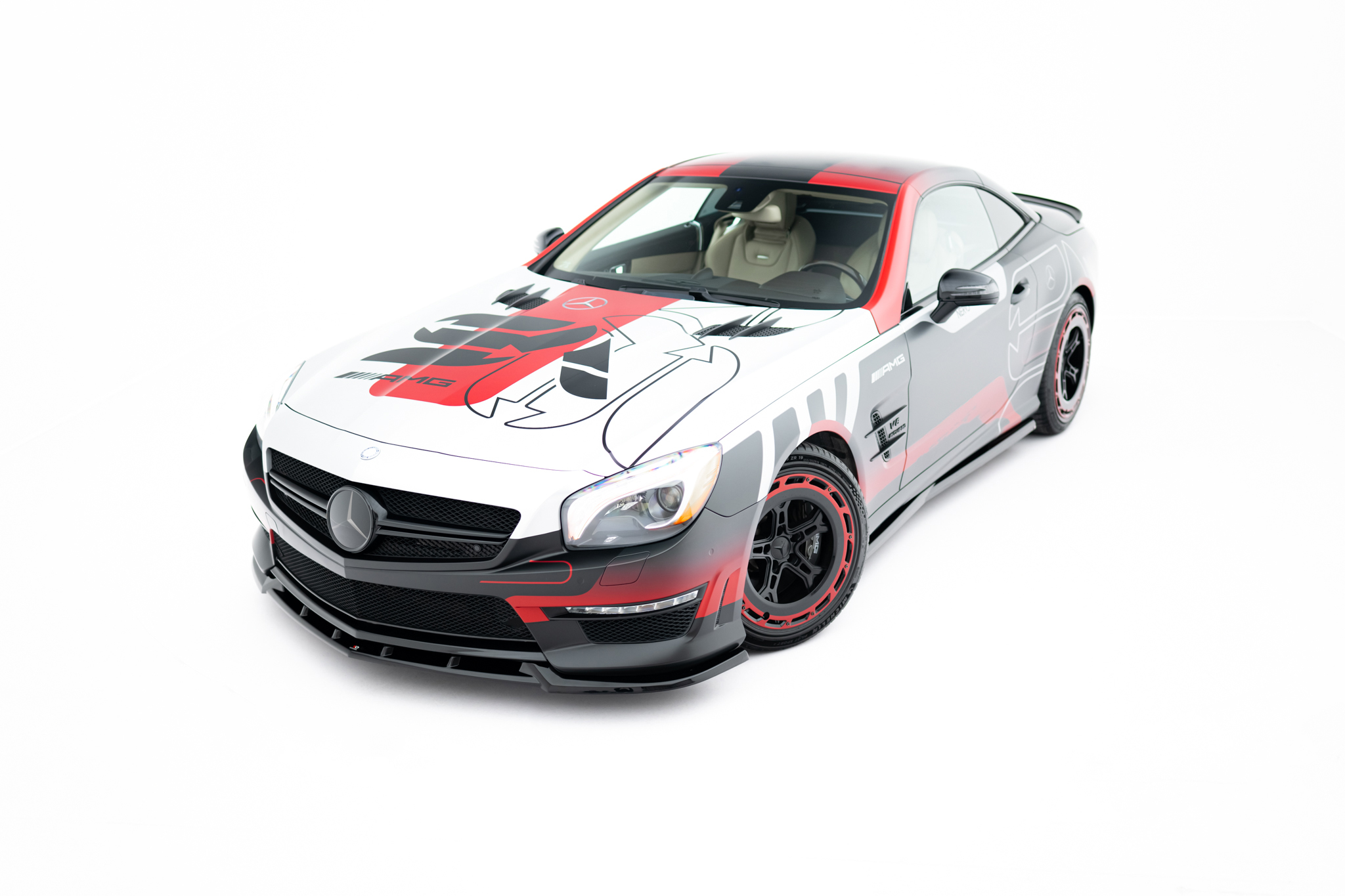 FRONT SPLITTER V.1 SUITABLE FOR MERCEDES-BENZ SL 63 AMG R231 – MAXTON DESIGN - 4